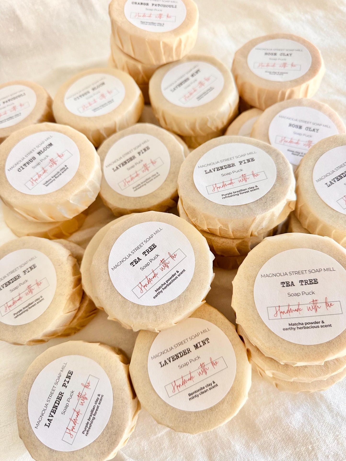 Soap Pucks, Natural Soap Rounds