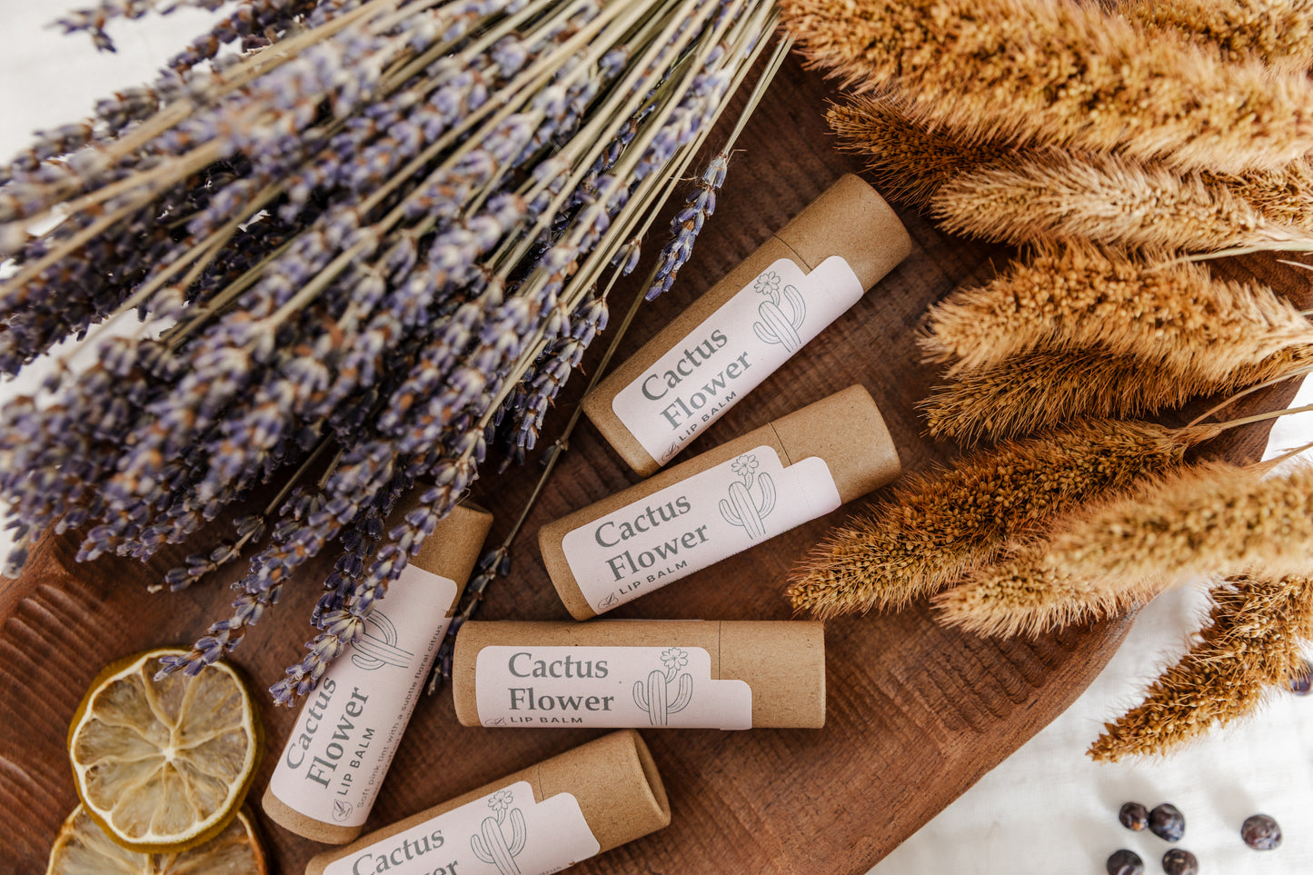 Cactus Flower Natural Vegan Lip Balm