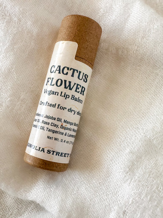 Cactus Flower Natural Vegan Lip Balm